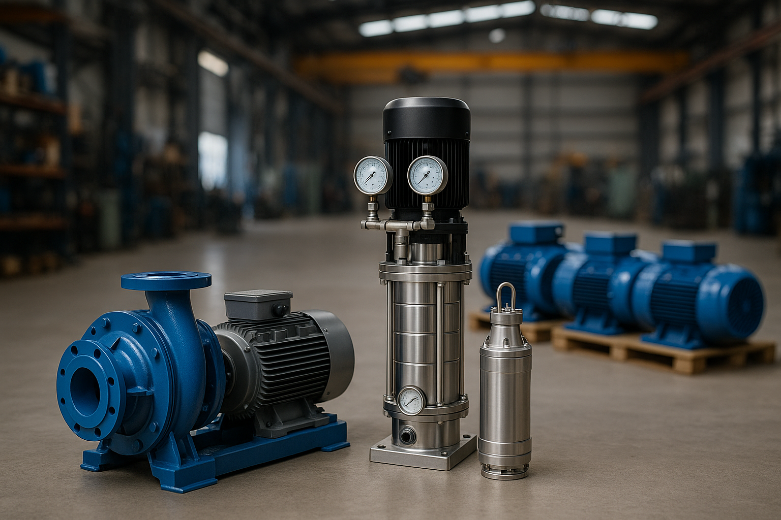 Pumps + Electric Motors